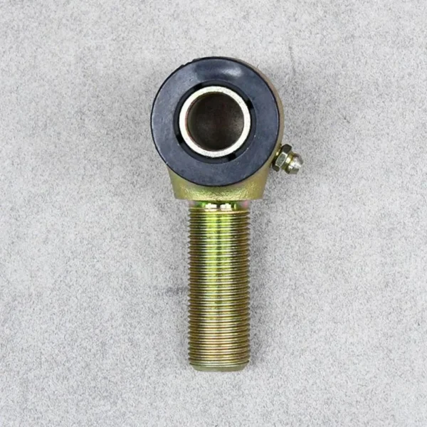 Front view of a polyurethane rod end, providing superior suspension control.