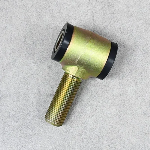 Side view of a polyurethane rod end, ideal for off-road suspension systems.