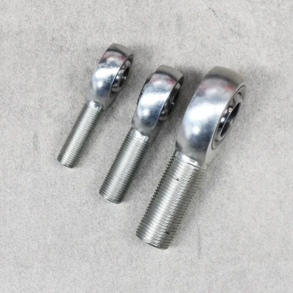JMX male rod end available in three different sizes for suspension and steering systems.