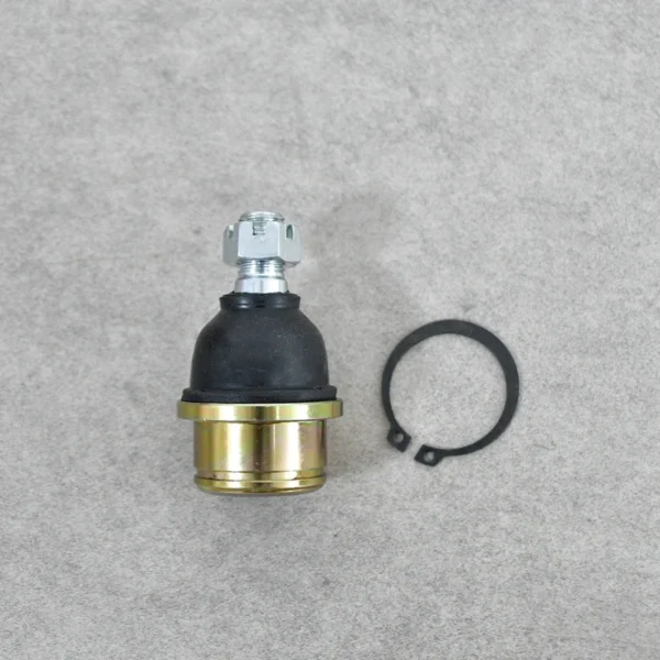 Detailed view of a CF-Moto ball joint, showcasing its construction and design for suspension systems.