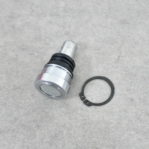 Close-up of a Polaris RZR ball joint, designed for suspension systems in UTVs.
