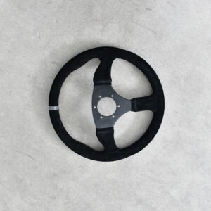 SYZ MACHINE Steering Wheel, 350mm Deep Dish 6 Bolt For UTV Sport Racing Steering Wheel PU US Included