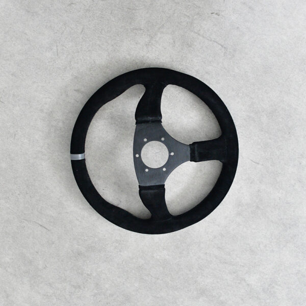 SYZ MACHINE Steering Wheel, 350mm Deep Dish 6 Bolt For UTV Sport Racing Steering Wheel PU US Included