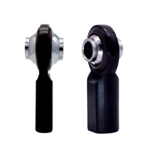 High misalignment 2-piece rod end, designed for improved steering and suspension flexibility.