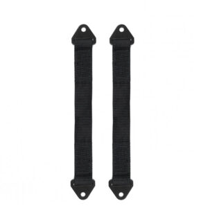 Quad-wrap limit strap shock limiting straps, designed to provide suspension control and prevent overextension.