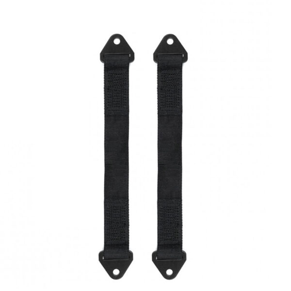 Quad-wrap limit strap shock limiting straps, designed to provide suspension control and prevent overextension.