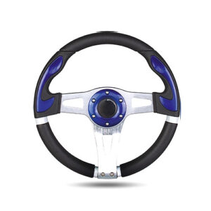 13-inch 3-spokes golf cart steering wheel, designed for improved grip and handling.