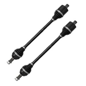 Front and rear axles for Polaris RZR XP Turbo S, designed for high-performance off-road driving.