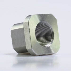 Square bung tube insert, designed for robust suspension and structural applications.