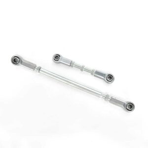 Tie rod end kit for go-kart, off-road, and ATV, featuring adjustable steering tie rods for improved handling.