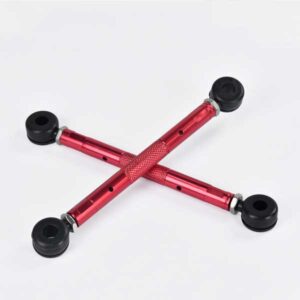 Automotive adjustable lowering link kit, offering improved suspension performance and vehicle stance.