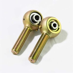 Rebuildable Heim joints with 7/8"-14 and 7/8"-18 threads, designed for flexible and durable suspension systems.