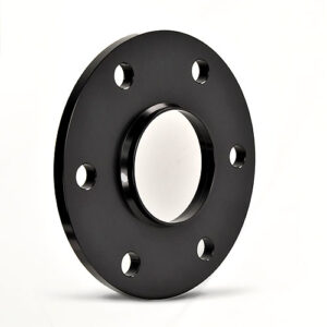10mm aluminum black wheel spacer, designed to provide extra clearance and improve vehicle stance.