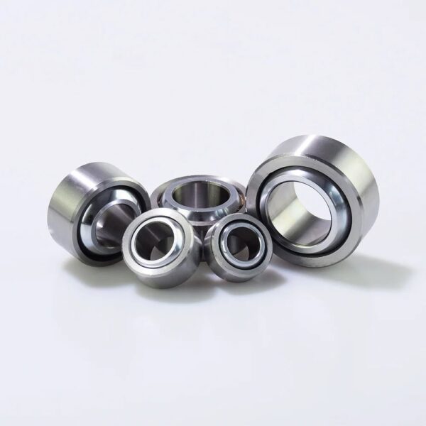 PTFE-lined spherical bearing for swingarms, providing smooth movement and enhanced durability.