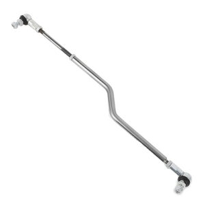 Adjustable throttle linkage kit with rod, designed for off-road vehicles to enhance throttle response and control.