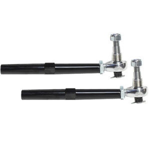 Adjustable tie rod Heim joint upgrade kit for enhanced suspension and steering precision.