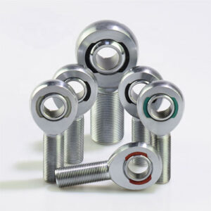 Male rod end bearing with various thread sizes, featuring Rose joint and Heim joint replacement options.