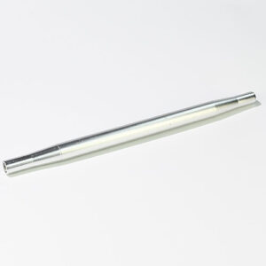 Aluminum steering tie rod and drag link for sprint car, designed for durability and precision handling.