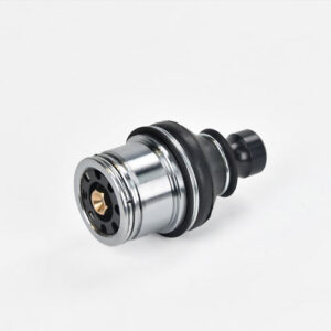 Adjustable silver-plated ball joint for Arctic Cat UTVs, providing enhanced durability and precise adjustments.