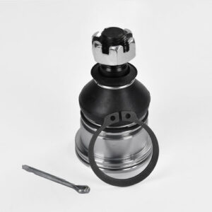 Ball joint for Yamaha Kodiak and YFM series, silver zinc-plated for added corrosion resistance.