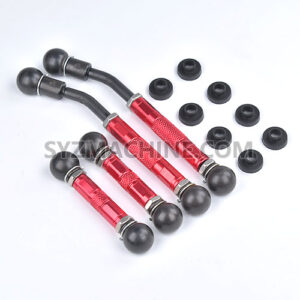 Air ride suspension lowering links for Audi A8/S8, designed to enhance vehicle stance and handling.