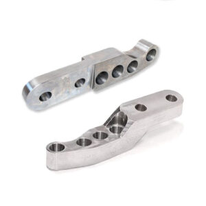 Dana 44 CNC machined billet high steer arms for improved steering precision.
