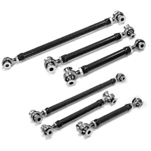 Rear suspension kit for off-road vehicles, CNC machined for precision and durability.