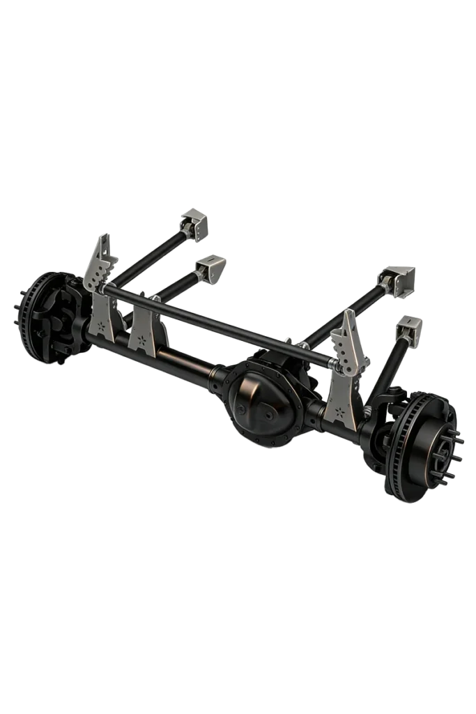 Parallel 4-link suspension technical drawing