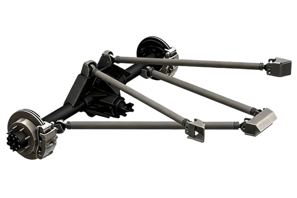 Double triangulated 4-link suspension