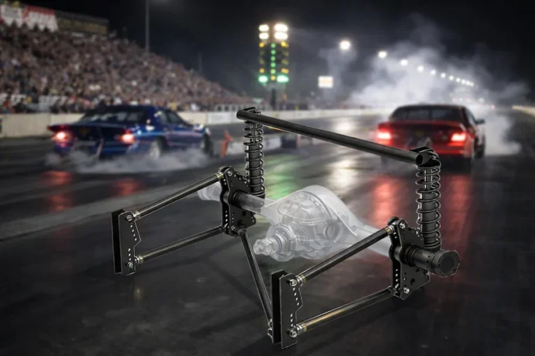 Drag race 4-link suspension application