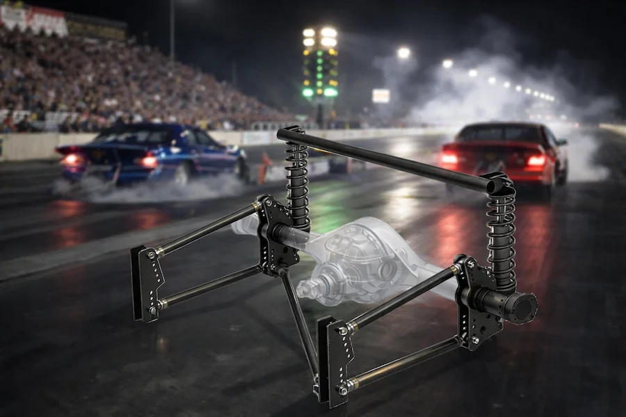 Drag race 4-link suspension application