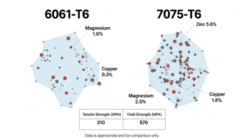 6061-T6 vs 7075-T6 Comparison