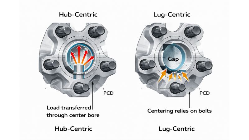 Hub Centric or Lug Centric