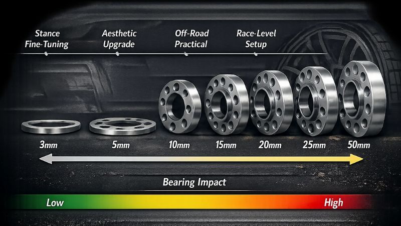 Wheel Spacer Thickness Guide