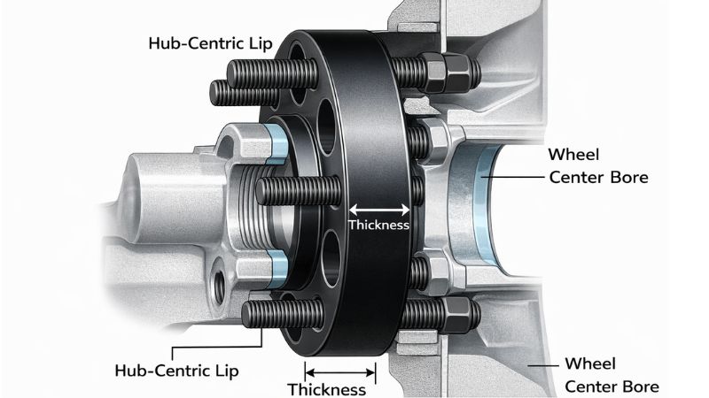 Wheel bearing load comparison diagram