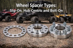 Wheel spacer types: slip-on, hub-centric and bolt-on