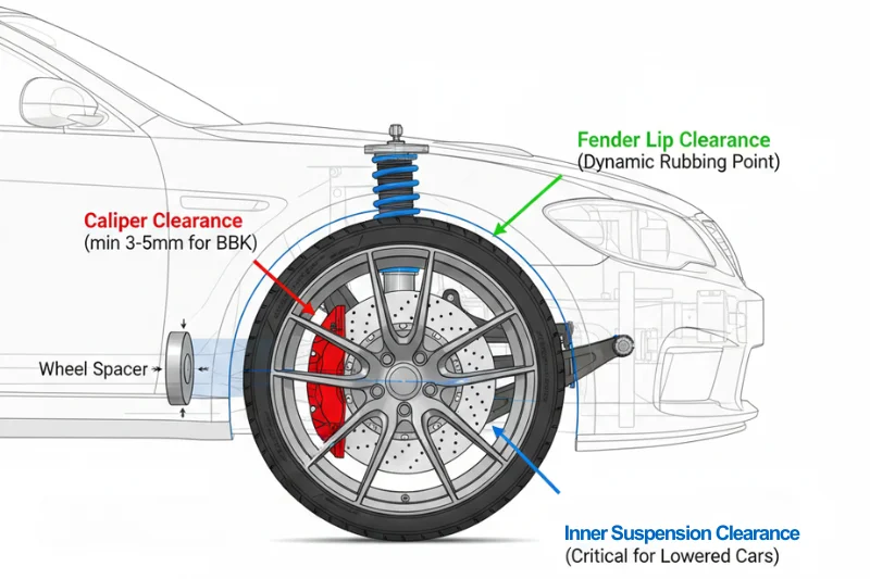 Wheel spacer functional requirements