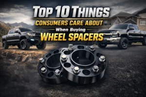 Top 10 things consumers care about when buying wheel spacers
