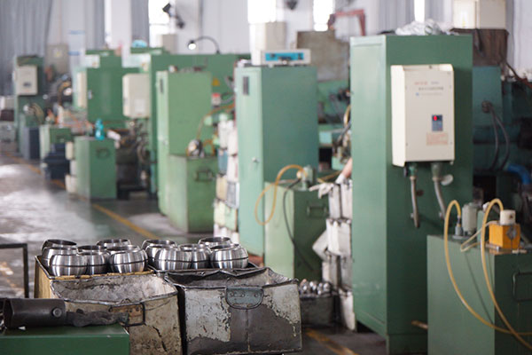 Spherical bearing factory production floor