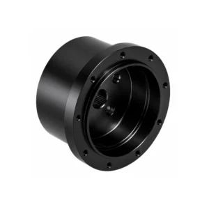 Black anodized steering wheel hub adapter
