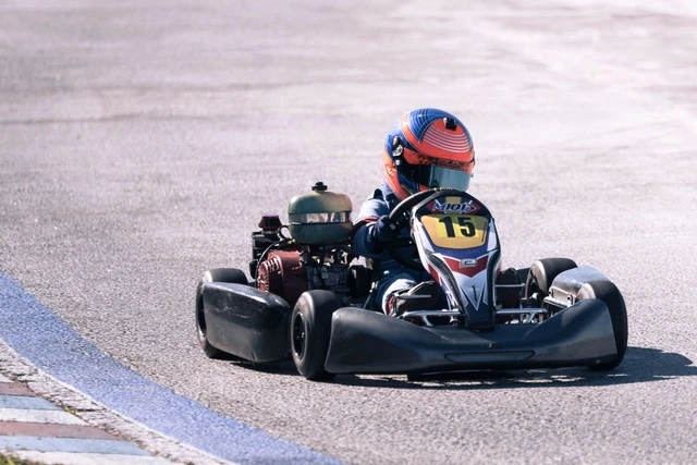 Go kart driver for entry-level kart steering and linkage parts