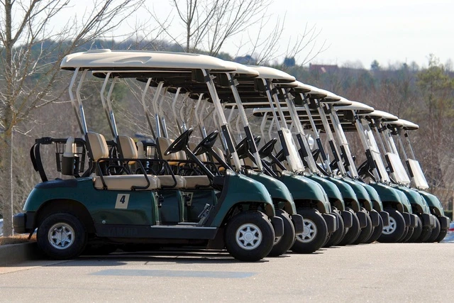 Fleet golf carts for resort and utility cart replacement parts