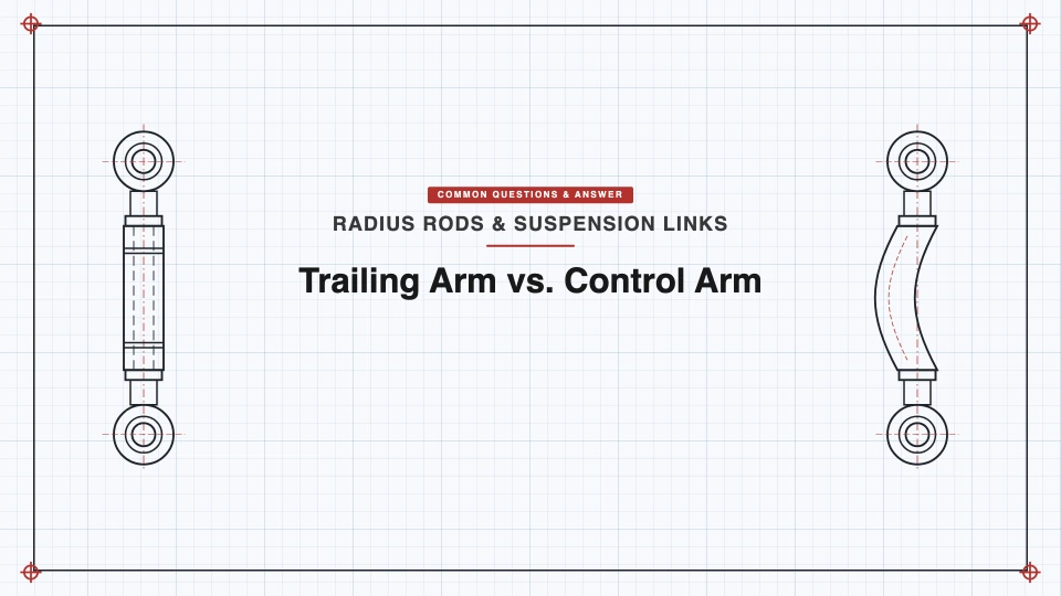 Trailing Arm vs. Control Arm: What's the Difference? - SYZ Machine Trailing Arm vs. Control Arm: What's the Difference? featured image