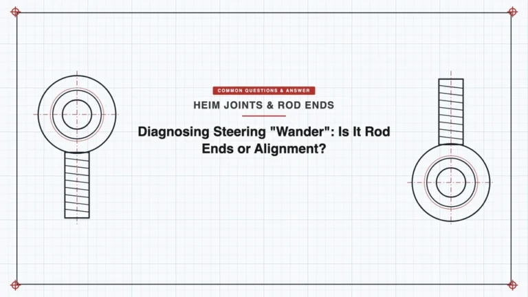 Diagnosing Steering “Wander”: Is It Rod Ends or Alignment?