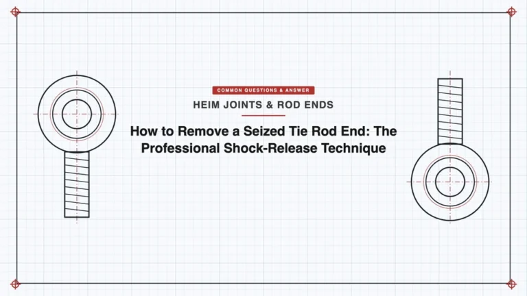 How to Remove a Seized Tie Rod End: The Professional Shock-Release Technique
