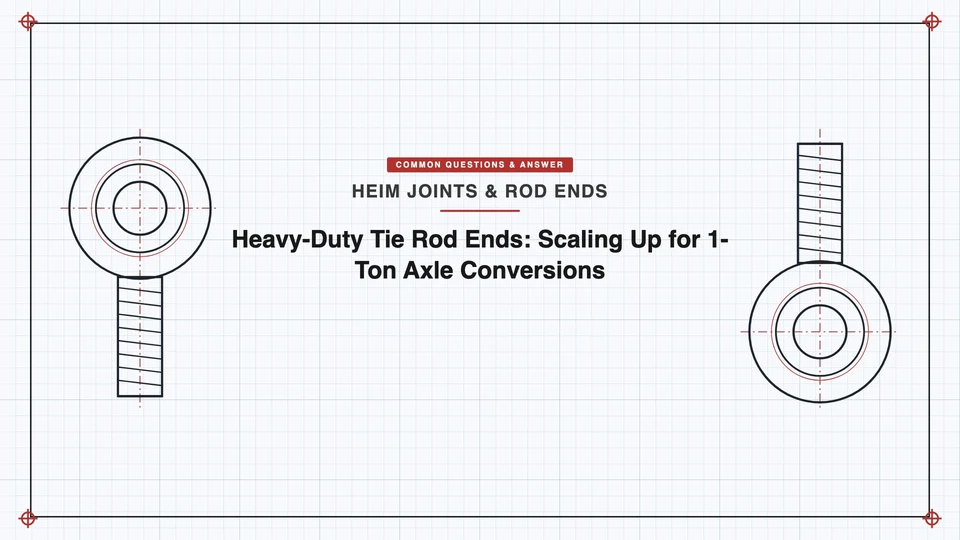 Heavy-Duty Tie Rod Ends: Scaling Up for 1-Ton Axle Conversions featured image