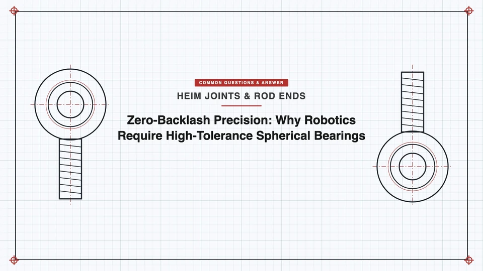 Zero-Backlash Precision: Why Robotics Require High-Tolerance Spherical Bearings featured image