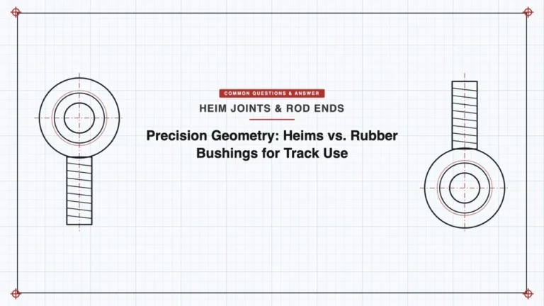 Precision Geometry: Heims vs. Rubber Bushings for Track Use