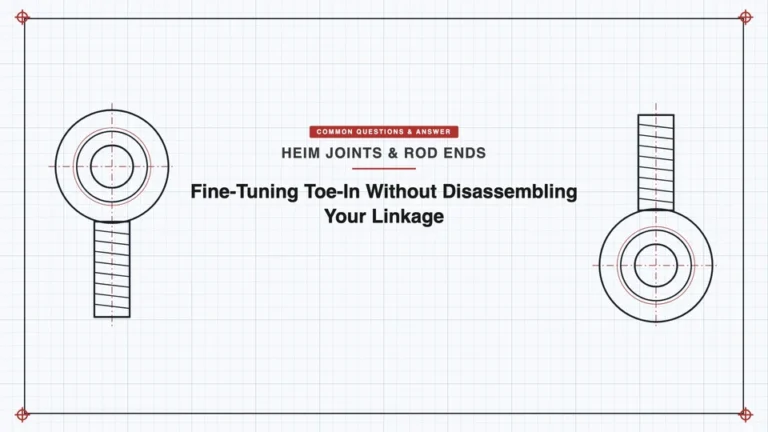 Fine-Tuning Toe-In Without Disassembling Your Linkage