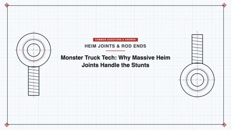 Monster Truck Tech: Why Massive Heim Joints Handle the Stunts